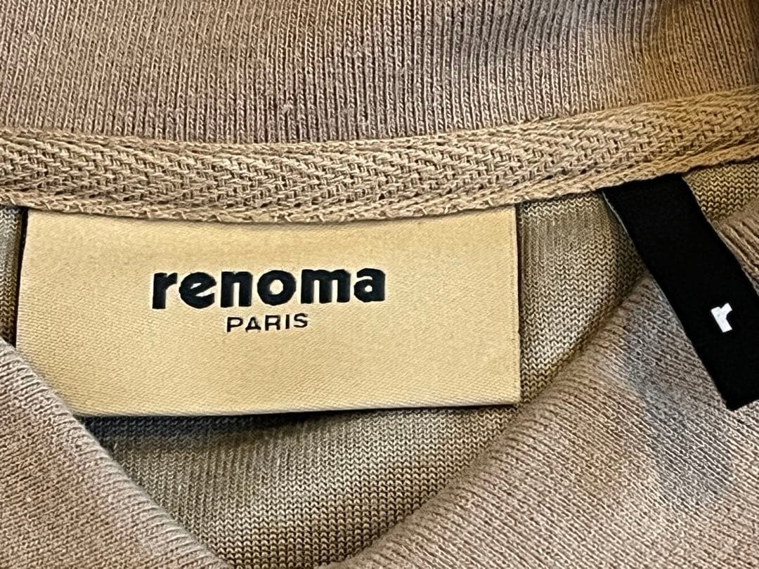 【希少】renomaレノマ ベロアセットアップ 半袖ポロシャツＬ＆ハーフパンツＭ