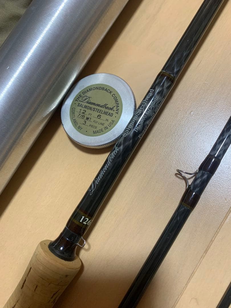 h*G様 ダイヤモンドバック USA製ツーハンド フライロッド　フライフィッシン