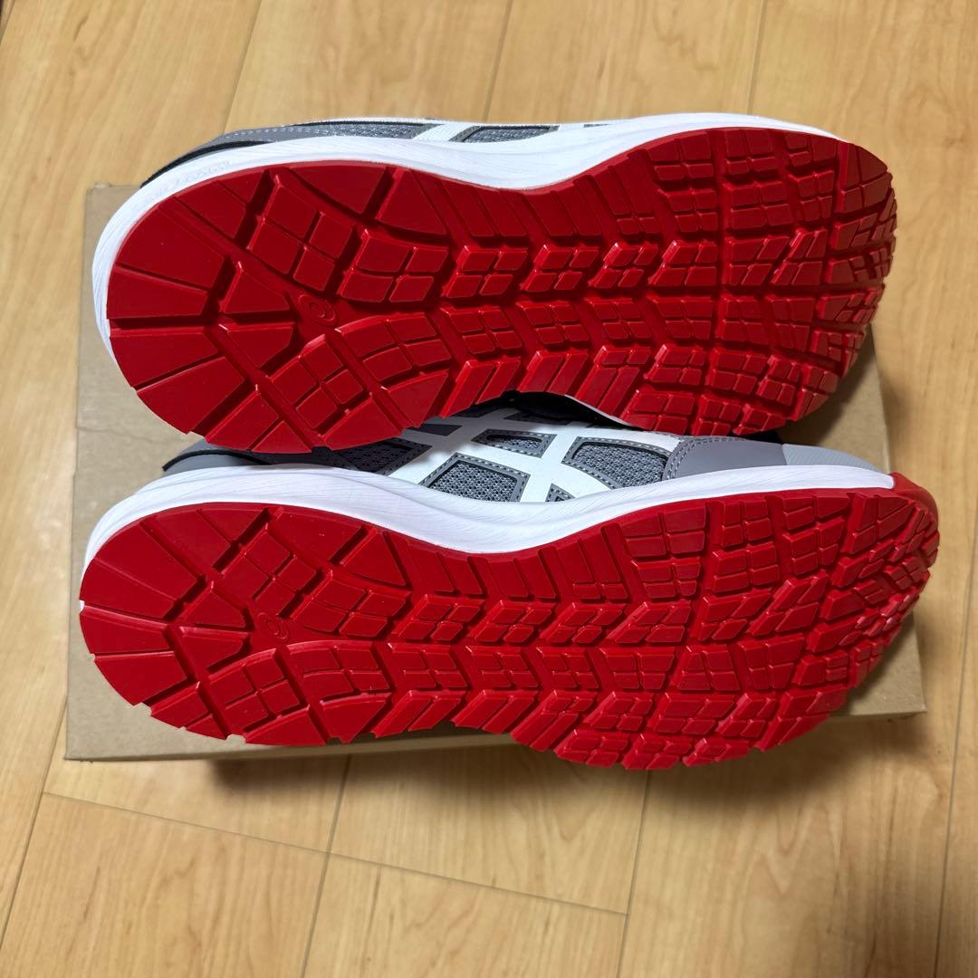 ASICS グレー安全靴 JSAA合格品ウィンジョブ 26.0cm