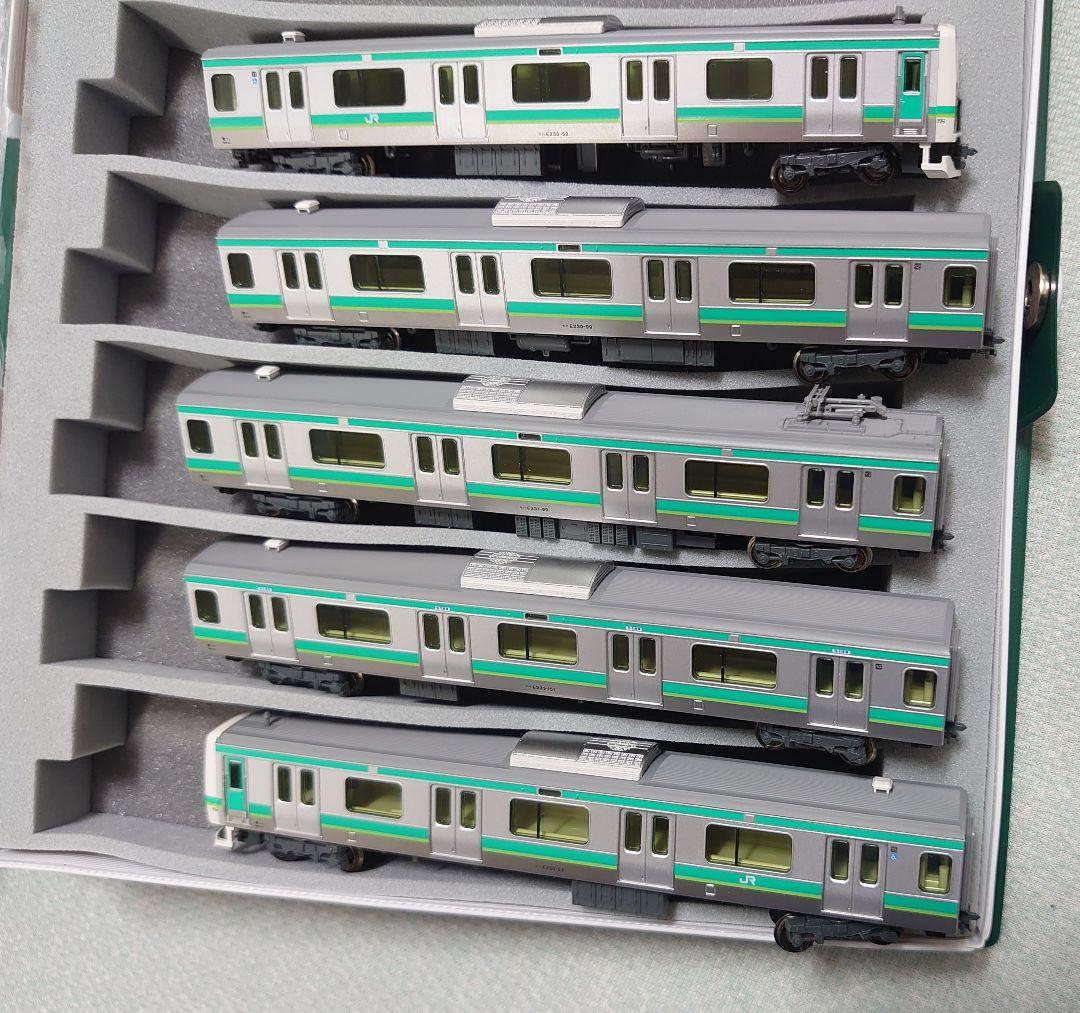 JR E231系 常磐線 上野東京ライン 5両増結Tセット特製品 Mなし