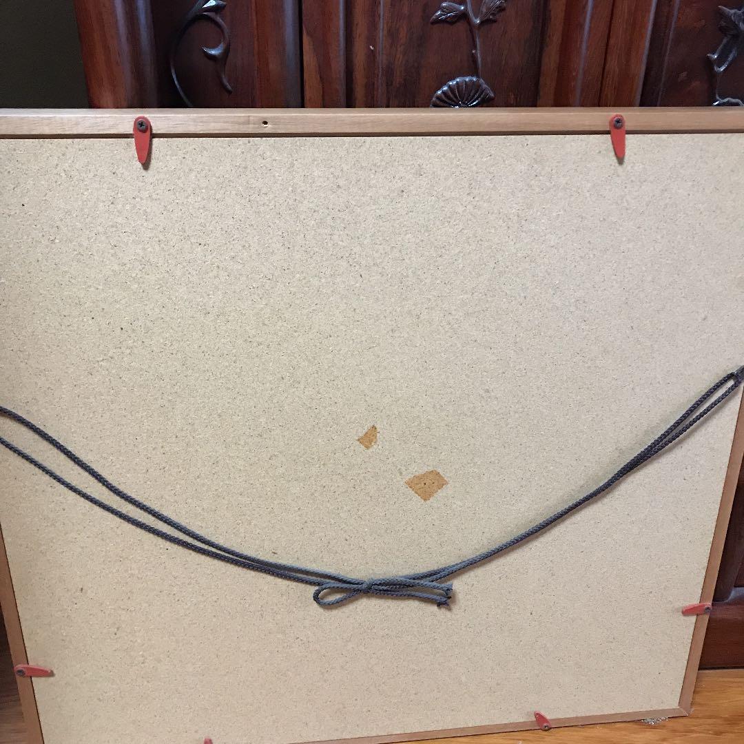 夫婦猿の木彫り