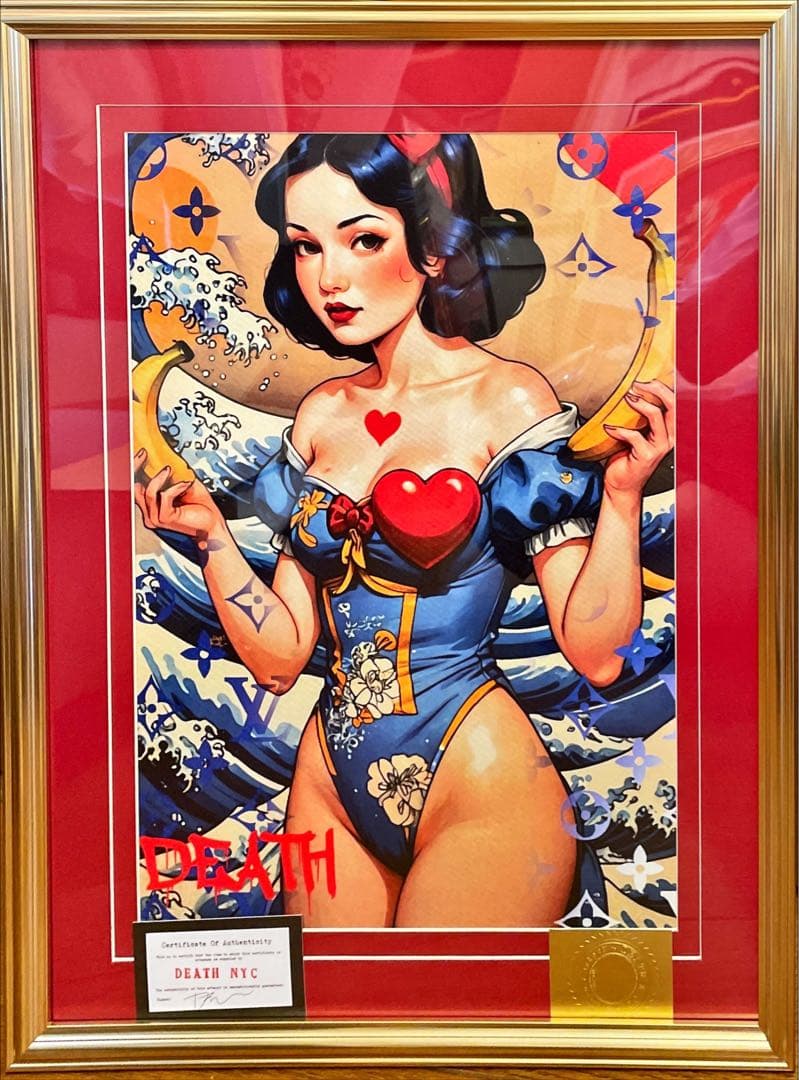 額込 世界限定100枚DEATH NYC アートポスター 現代アート 2