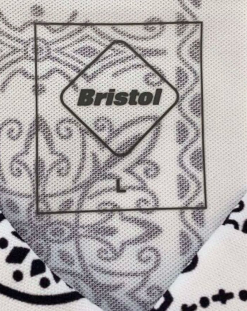 F.C.Real Bristol NEW ERA ペイズリー ポロシャツ 白