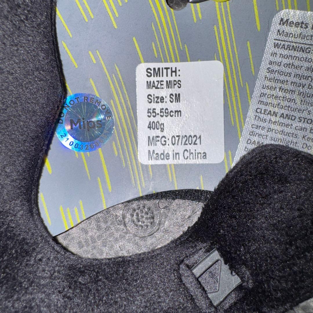 ★良品★ Smith ヘルメット MAZE SMサイズ Mips ブラック