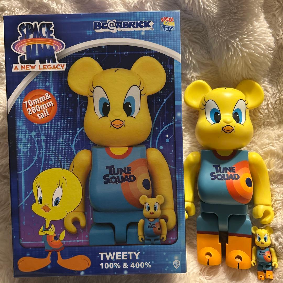 BE@RBRICK TWEETY 100%&400%フィギュア