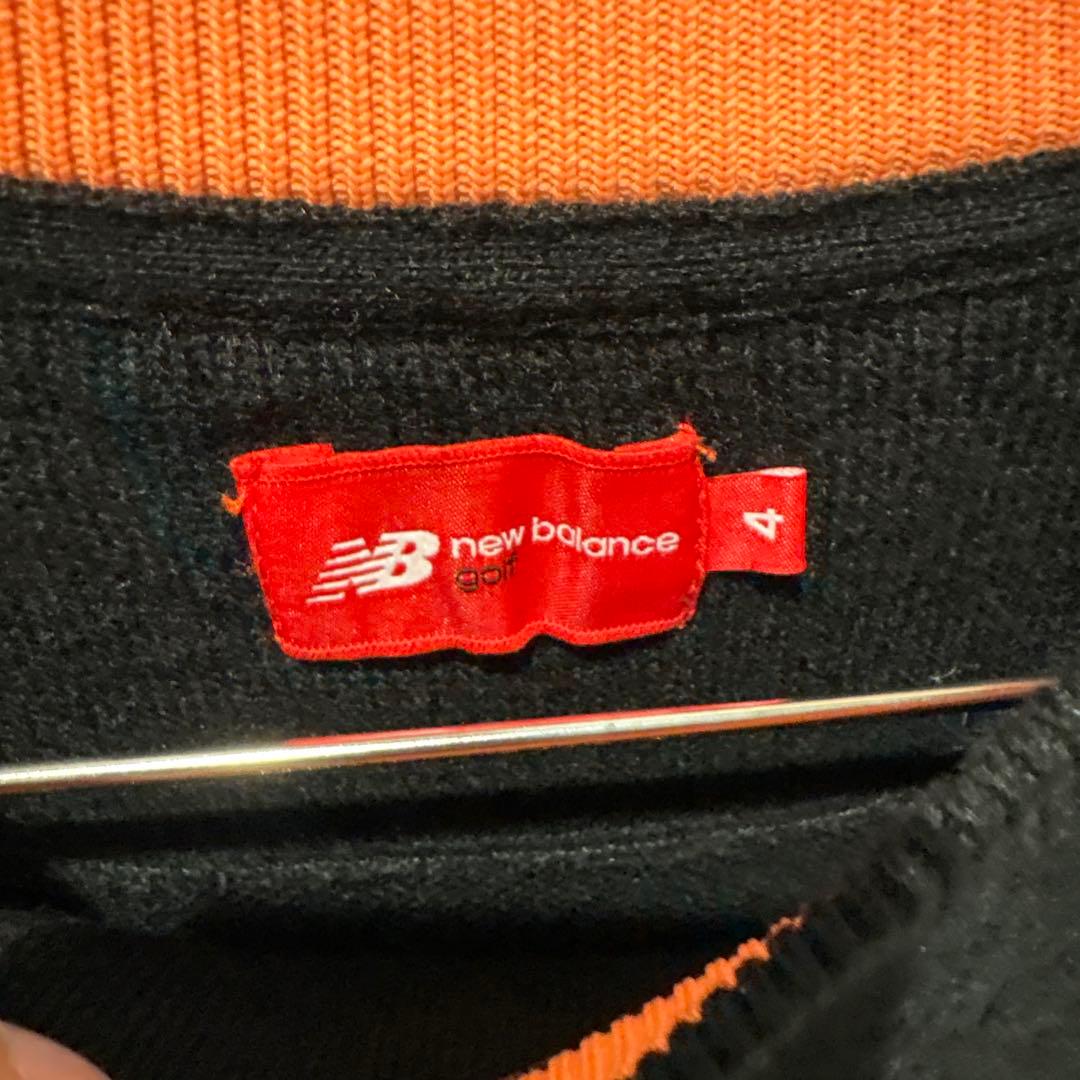 ニューバランスゴルフ　ゼブラ柄クルーネックニット　2枚セット　サイズ4 M