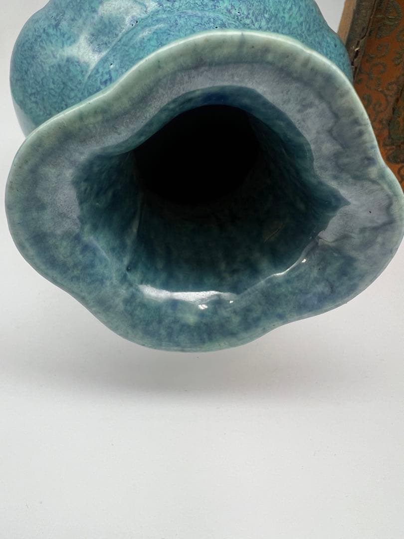 中国大清雍正爐鈞釉梅瓶唐物古美術品　江戸アンティーク骨董コレクション青磁