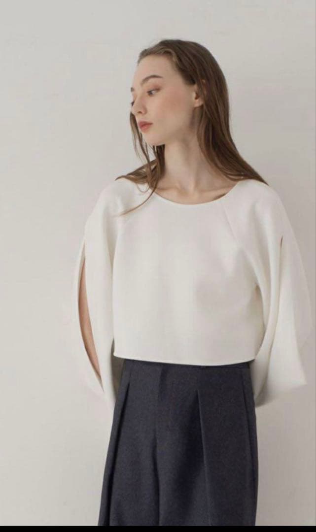 maison de dolce ドルチェ コンシャスカットソー ホワイト