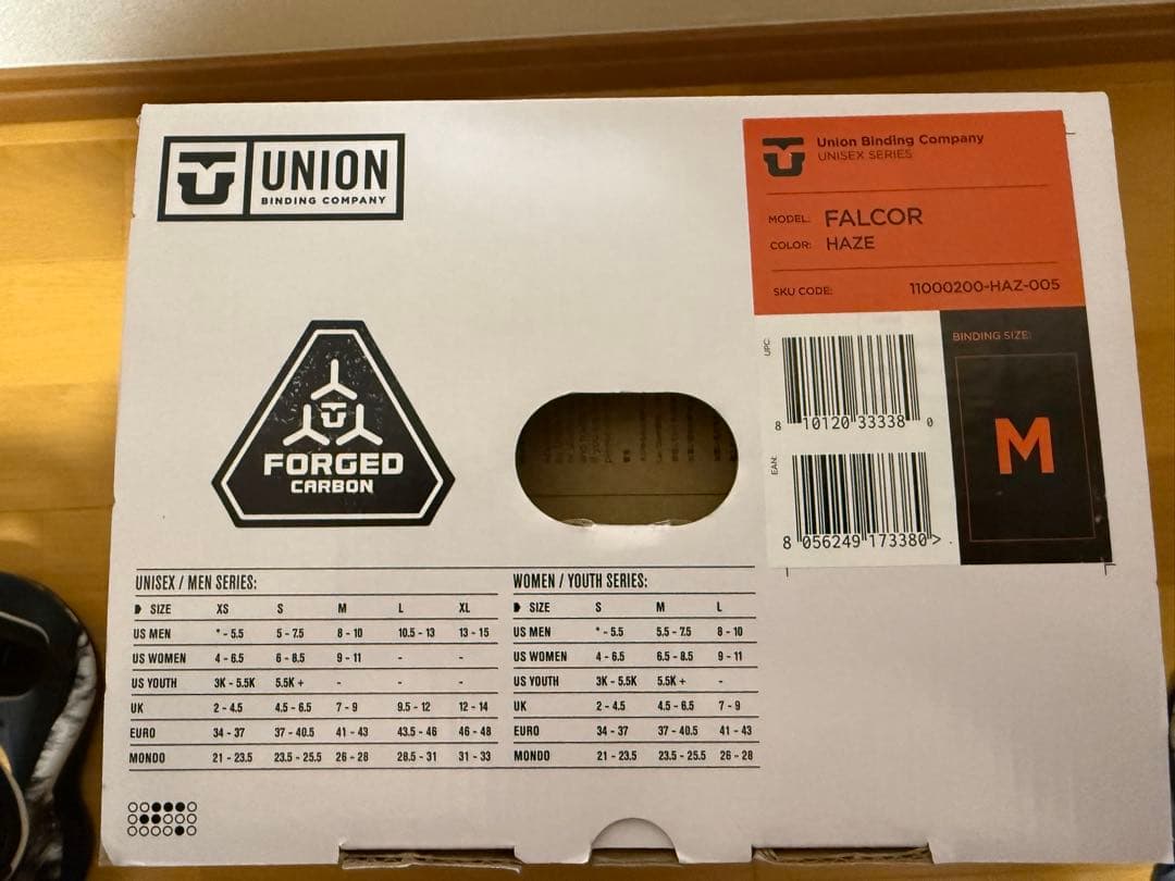 【25-26モデル】UNION FALCOR Mサイズ Haze