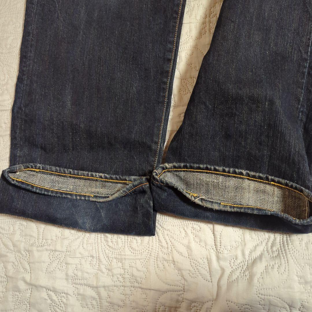 evisu　ジーンズ　日本製　2000　w38 ビッグカモメ　濃紺　ヤマネ　山根