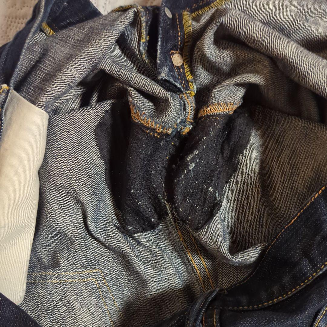 evisu　ジーンズ　日本製　2000　w38 ビッグカモメ　濃紺　ヤマネ　山根