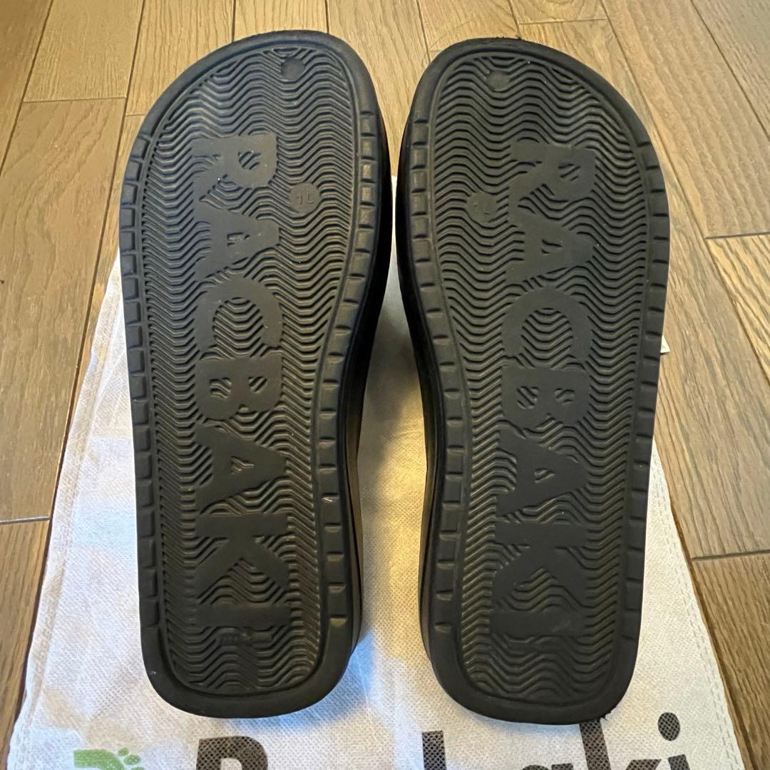 ★美品★ラクバキ Racbaki イージーサンダル ブラック　Lサイズ　説明書付