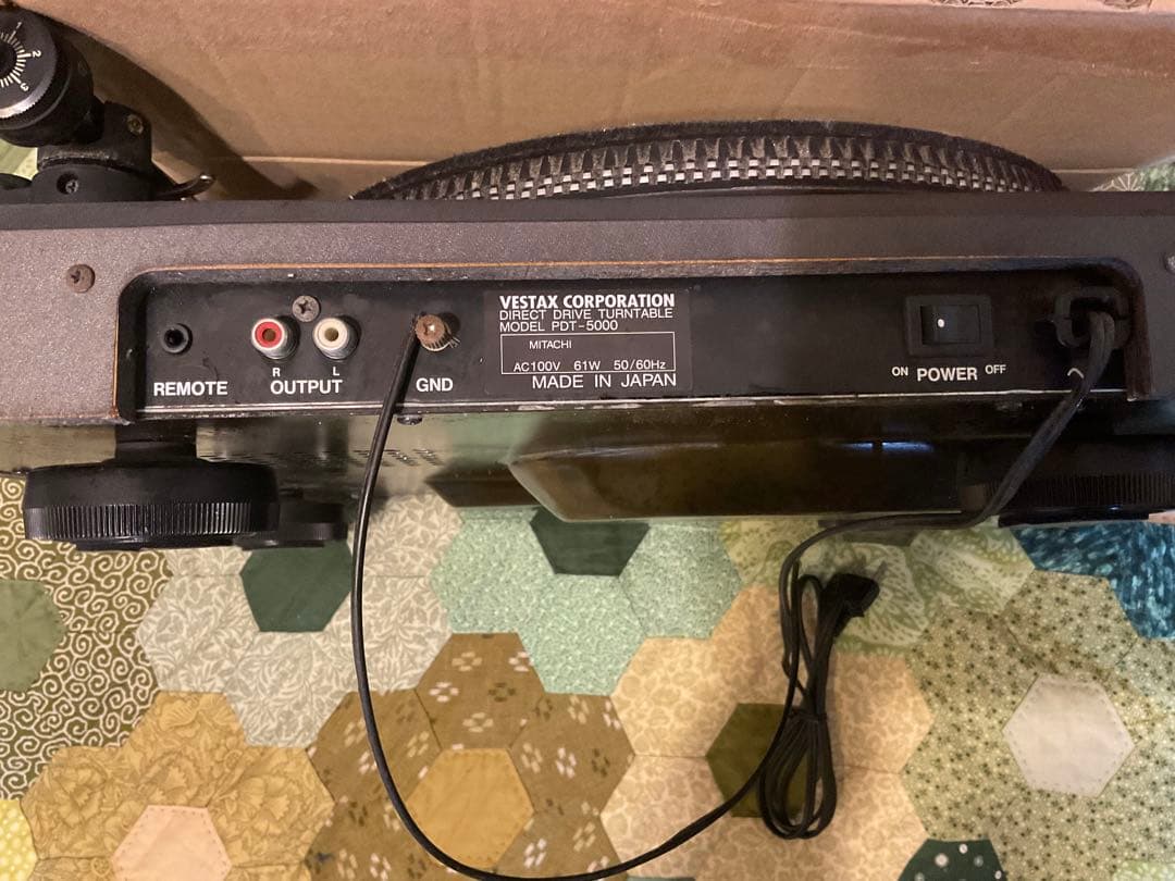 Vestax POT-5000 ターンテーブル