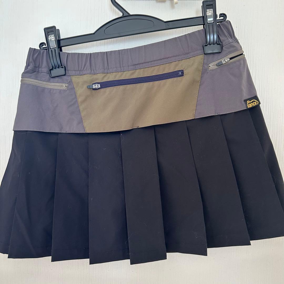 RANOR ラナー　ランスカ　インナースパッツ付きスカート　プリーツ　M