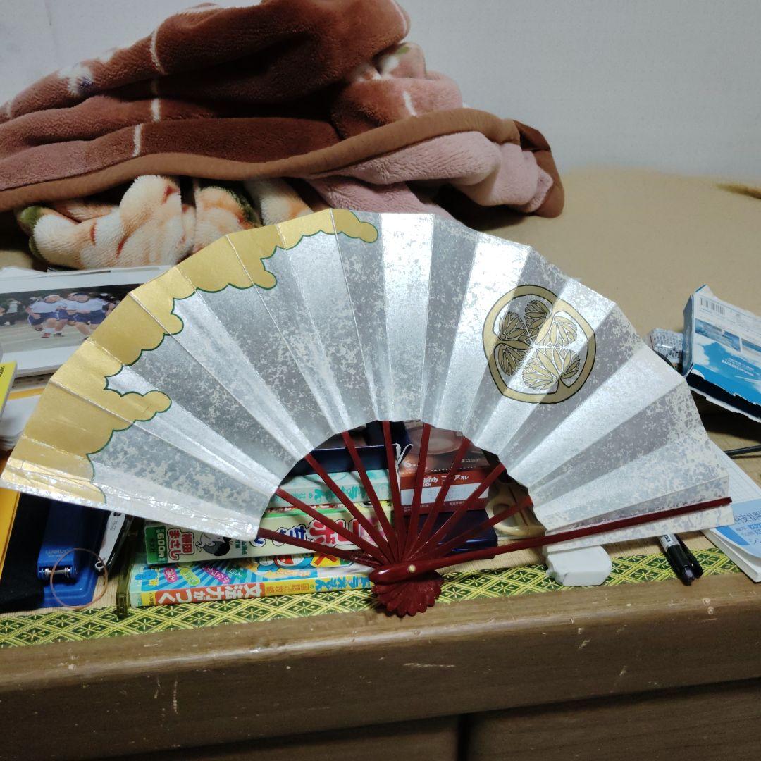 舞扇子 金銀グラデーション