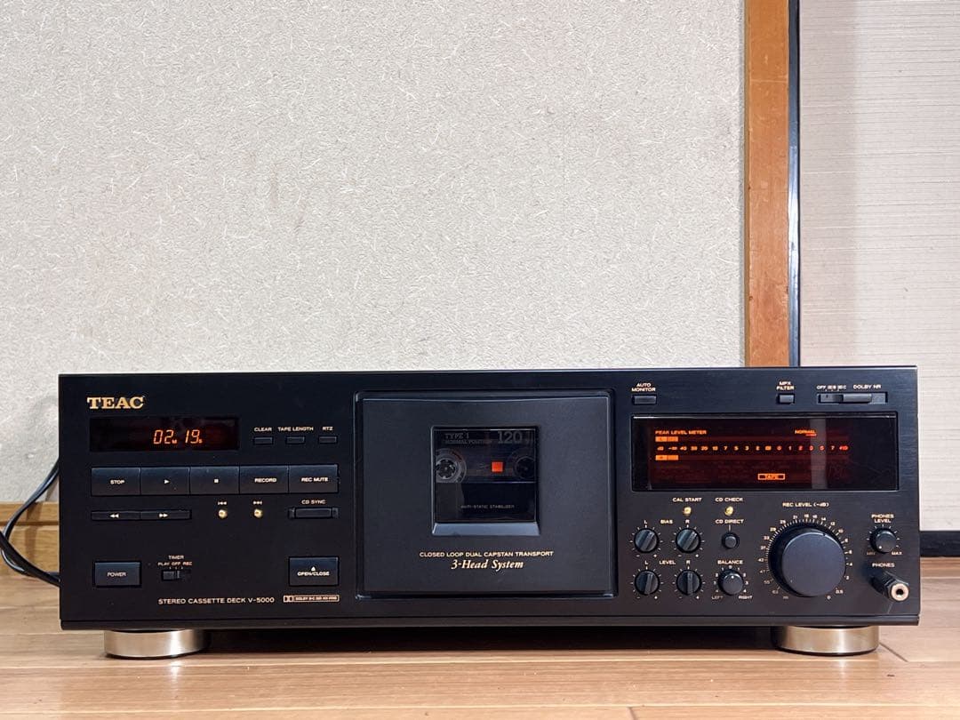 TEAC V-5000 ステレオカセットデッキ