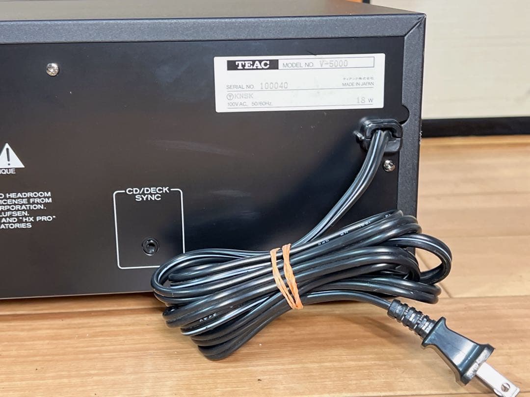 TEAC V-5000 ステレオカセットデッキ