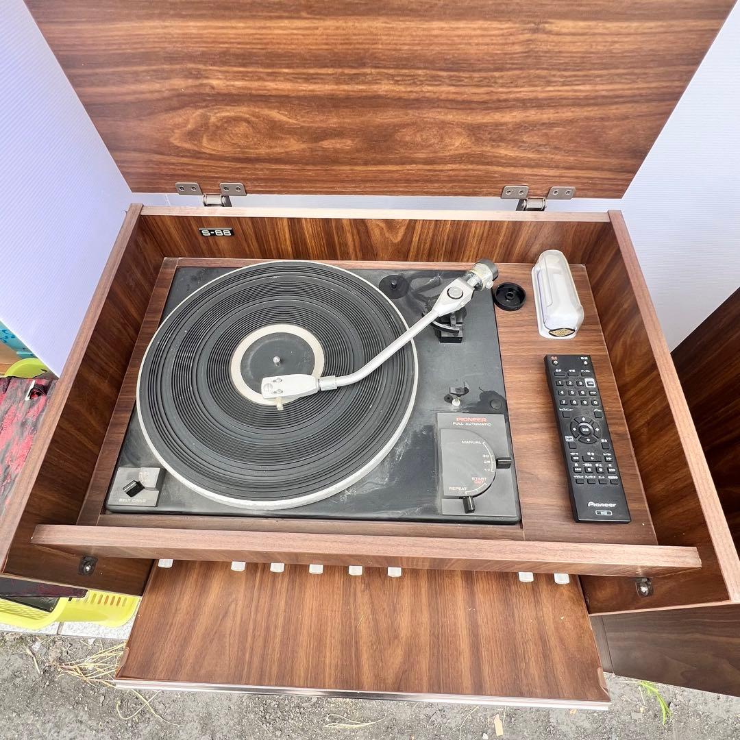 Pioneer S-88 アンプ レコード リモコン無し　年代物 本体　家電