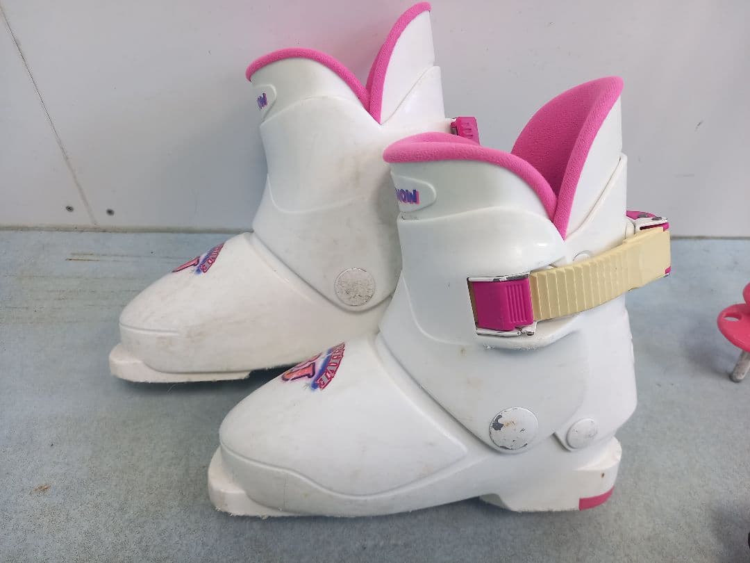 ROXY ジュニアスキーセット 板120cm ブーツ白19～20cm.黒21cm