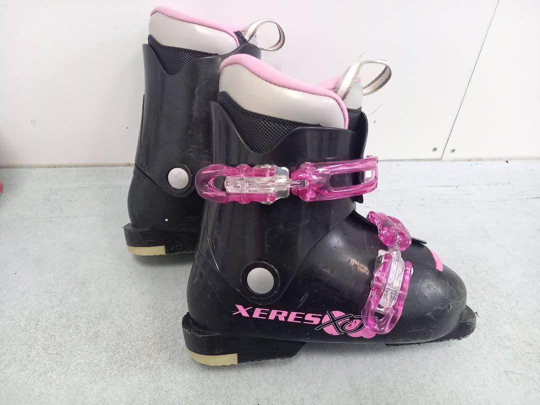 ROXY ジュニアスキーセット 板120cm ブーツ白19～20cm.黒21cm