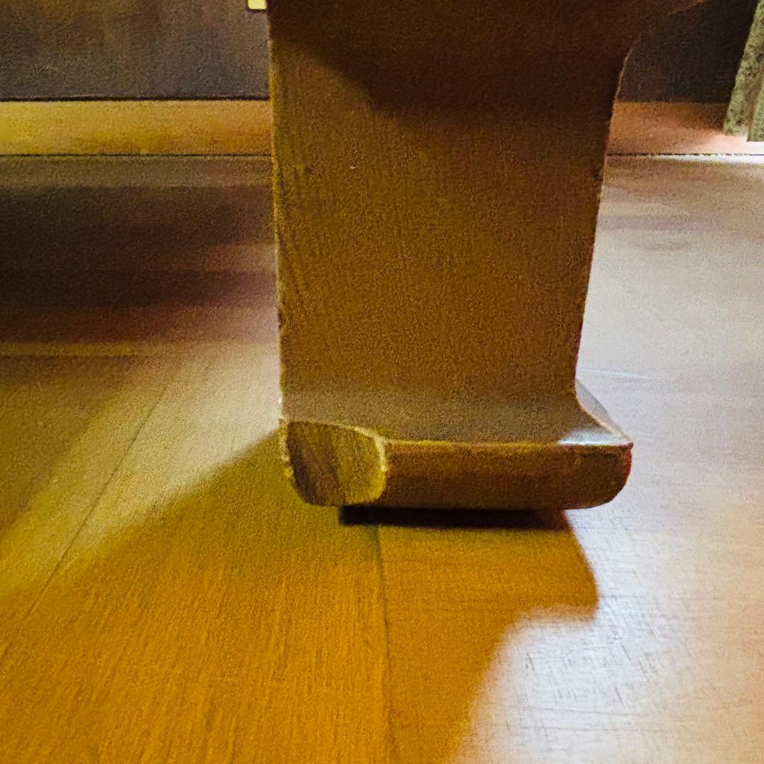 最終お値下げ❣️木製シンプル座卓 天板ひび割れあり