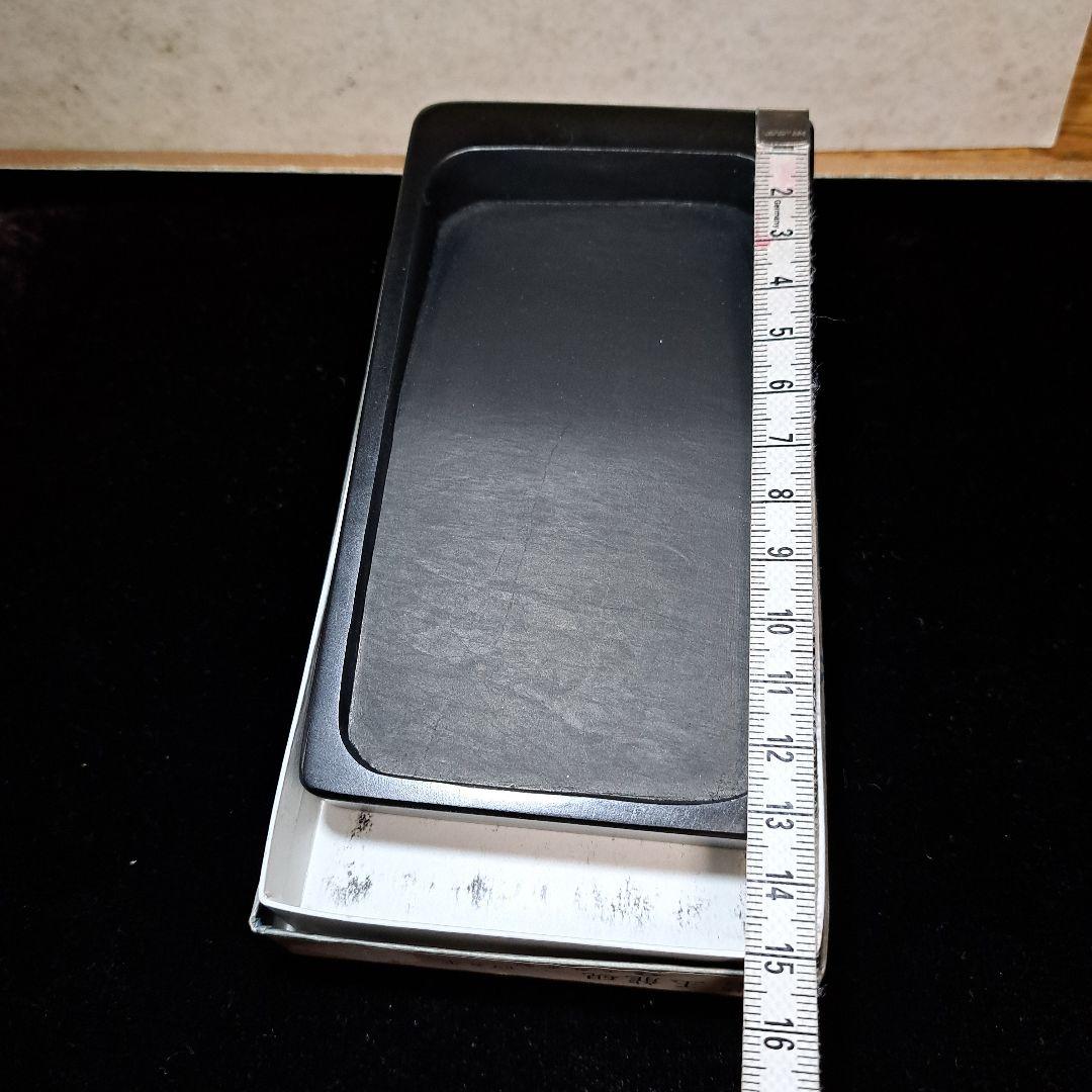 赤間硯•金巻朱色墨•白墨•お花墨•玉龍硯•筆4本セット