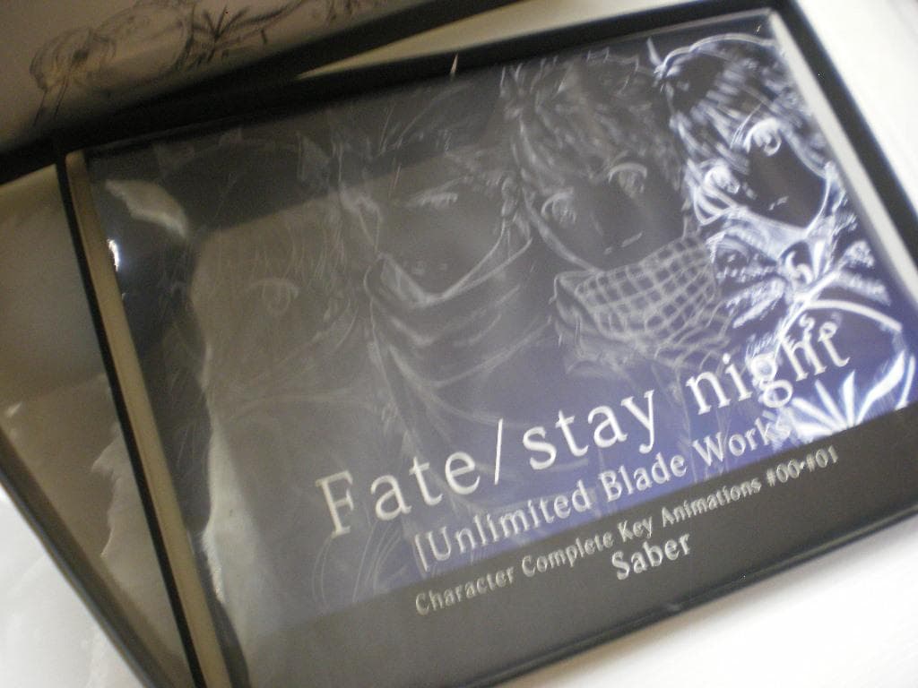 Fate セイバー アニメ原画集セット sn 売上被災地寄付