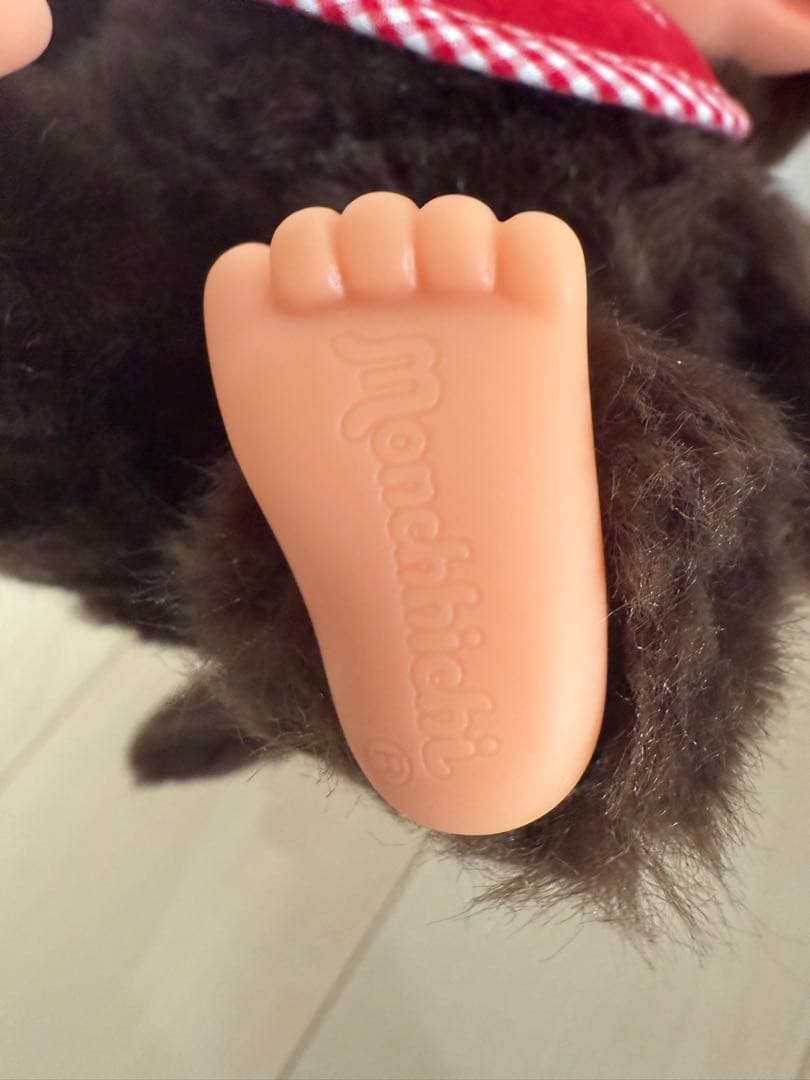 〈土日割引〉【完売商品】ツインテール モンチッチぬいぐるみ Mサイズ シール付き