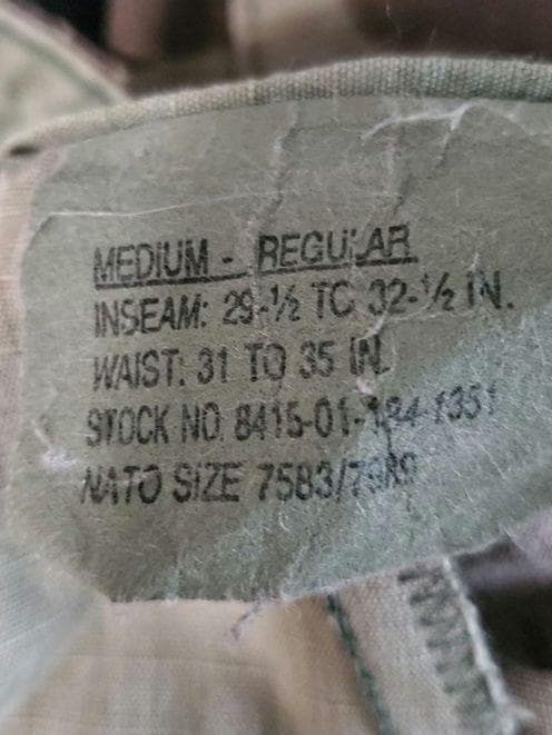 U.S.ARMY米軍　迷彩服　上下セット　Lサイズ
