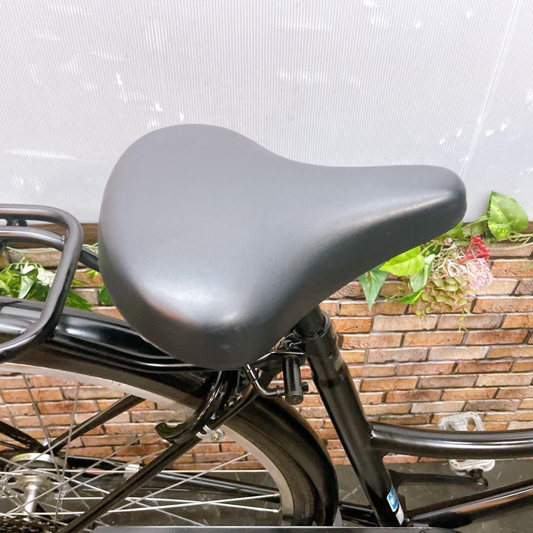 【86】一般車 ママチャリ SUBCREW ブラック 27インチ 外装変速付き