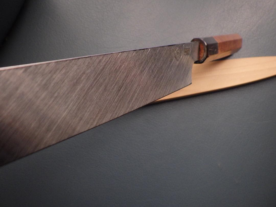 マ*メ様 水本焼★白選鋼・堺一文字光秀造/柳刃刺身包丁★鞘付属★