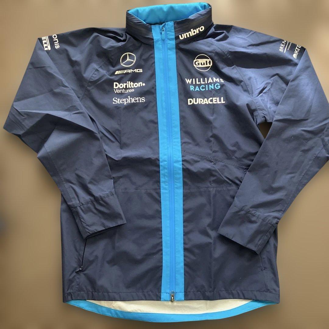2023 ウィリアムズ　F1 チーム　スタッフ用レインジャケット　支給品