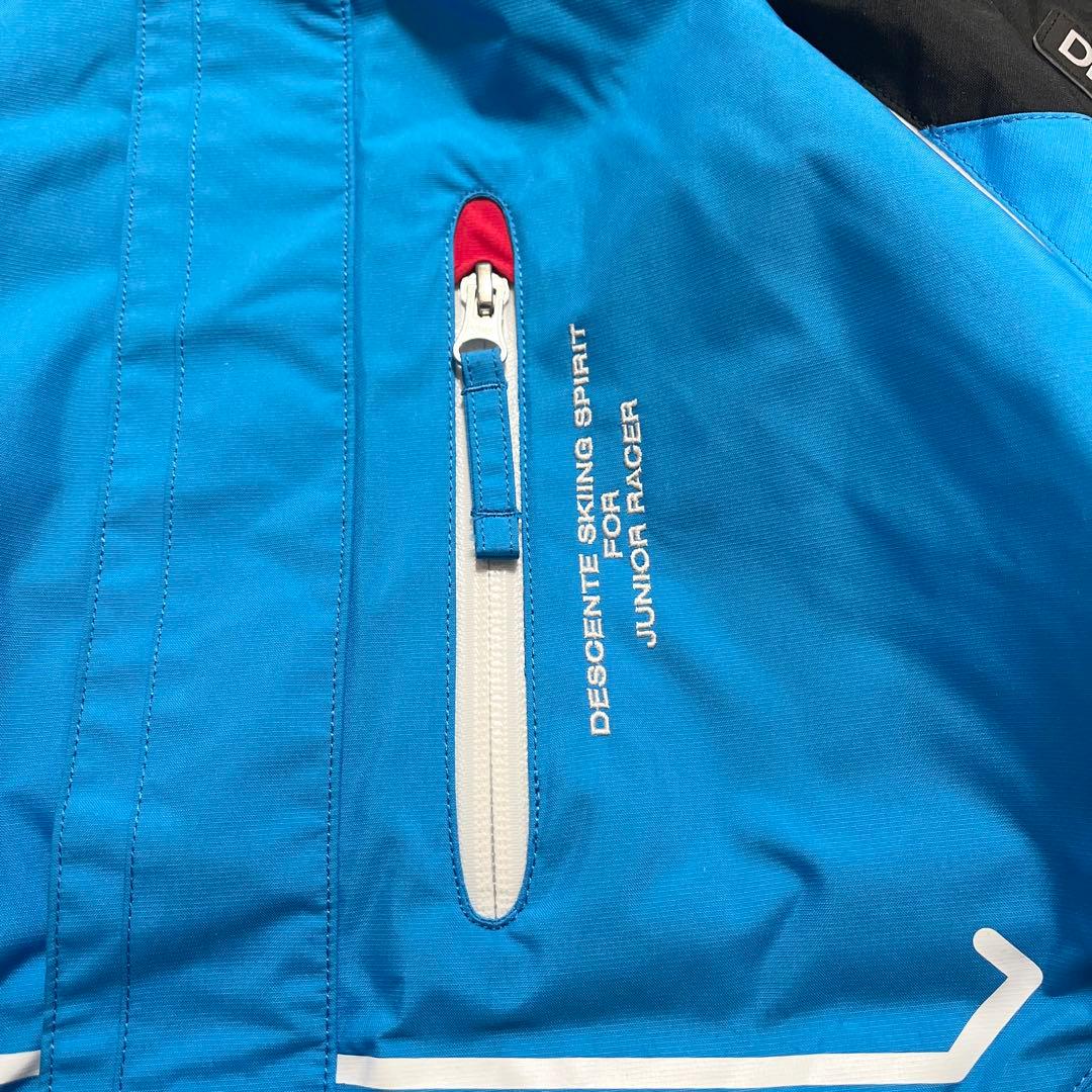 デサント スキーウェア 160 150 ボード 男の子ウエア 上下セット 青