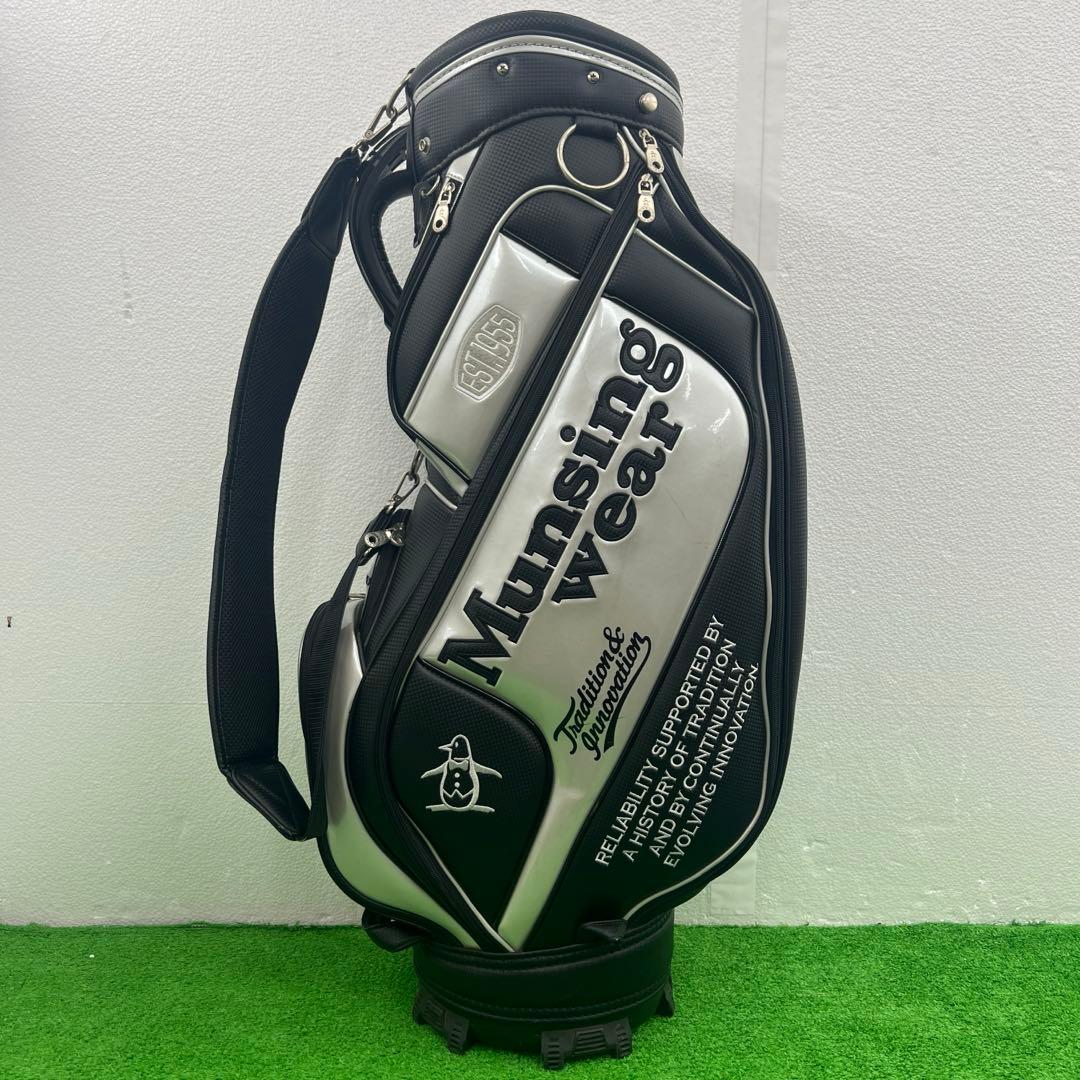 マンシングウェア　Munsingwear 　キャディーバック　9インチ　ブラック