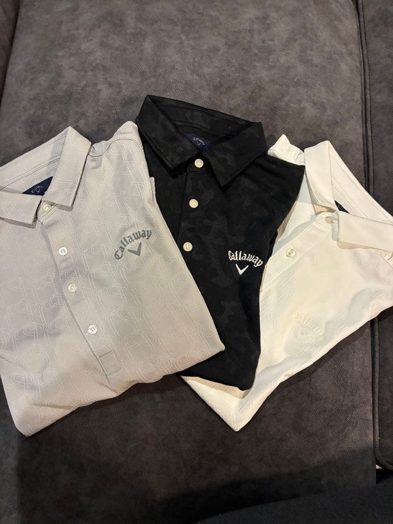 Callaway 長袖ポロシャツ 3枚セット