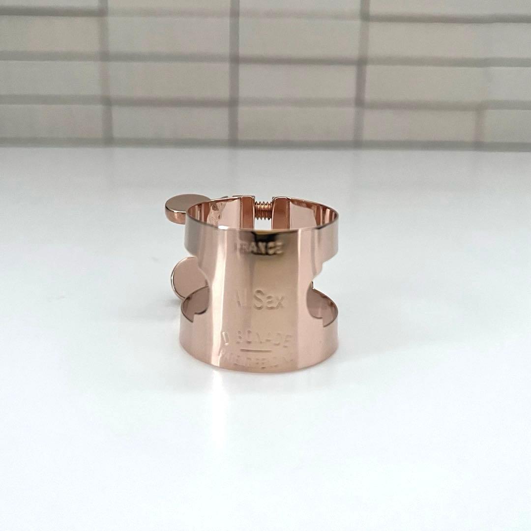 D.BONADE ボナード アルトサックス用リガチャー ピンクゴールド 表締