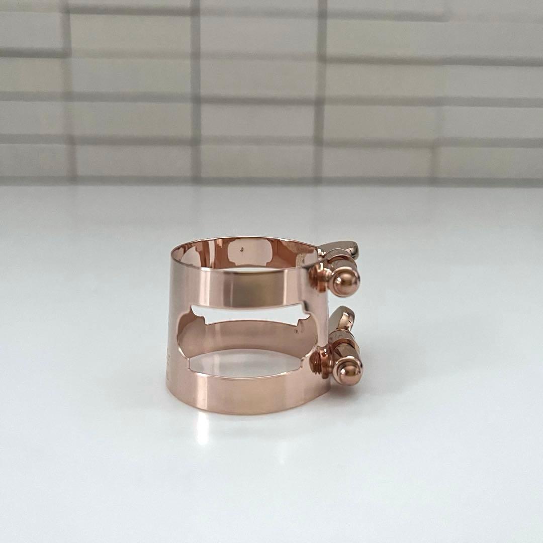 D.BONADE ボナード アルトサックス用リガチャー ピンクゴールド 表締