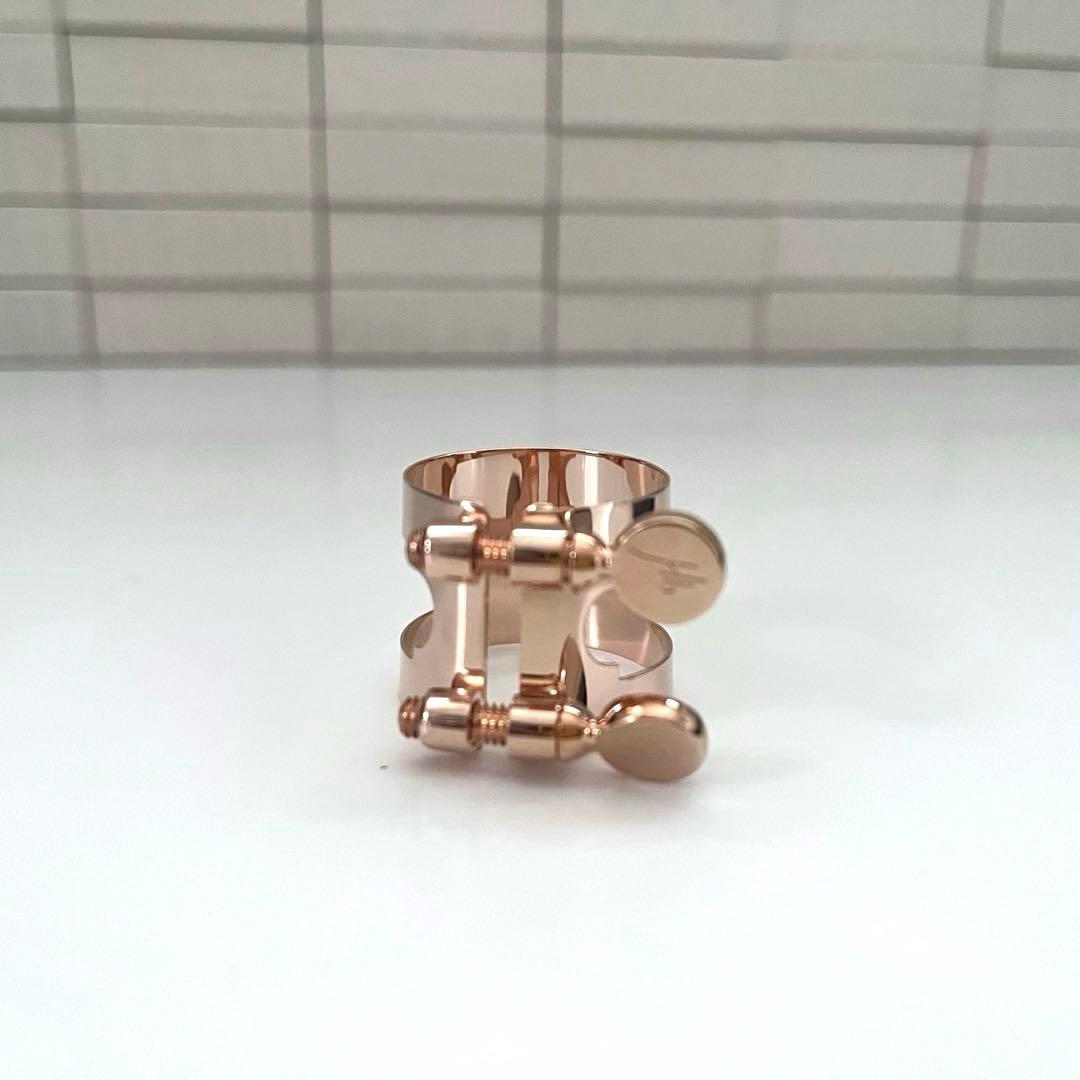 D.BONADE ボナード アルトサックス用リガチャー ピンクゴールド 表締