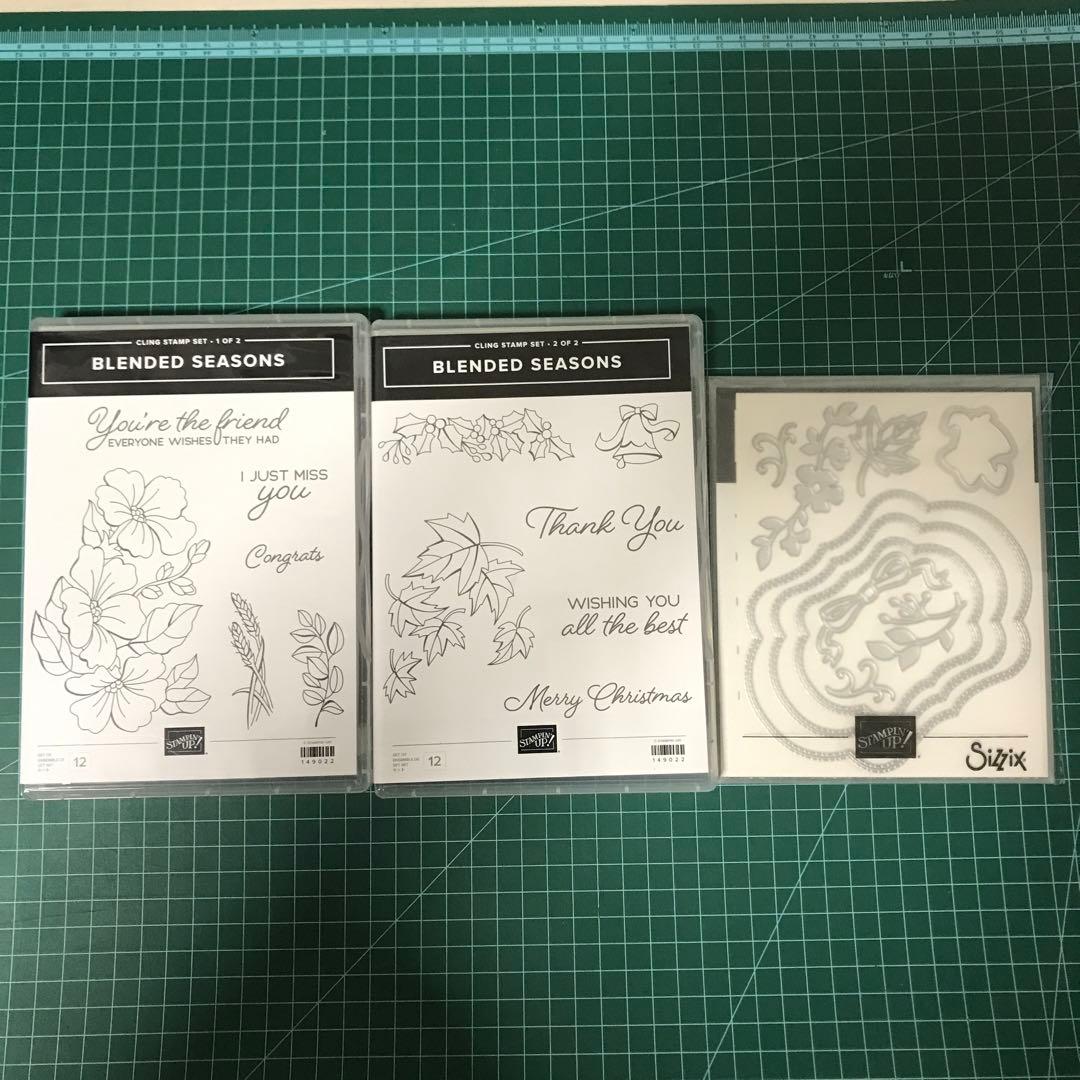 スタンピンアップスタンプダイセット