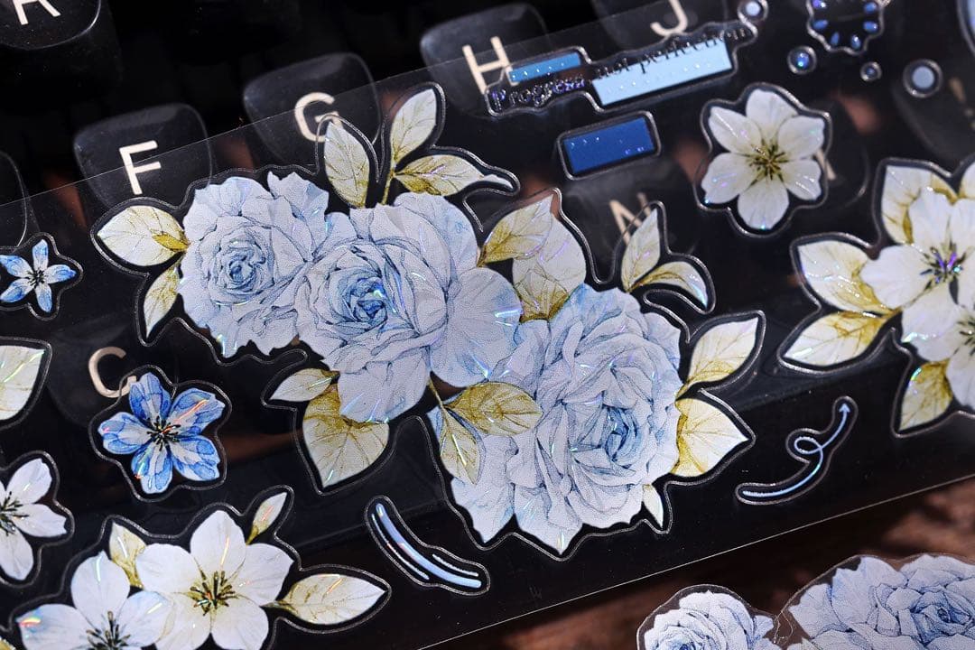 ⭐️SALE⭐️小白家文創《涧石蓝》海外マスキングテープ マステ 【2742】