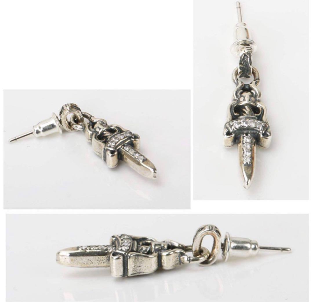 シルバー925 ダガーピアス シルバーピアス 人気 プレゼント 22kgp 両耳