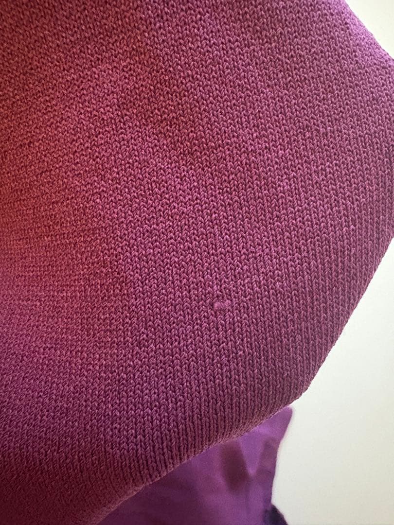 J.LINDEBERG パープル カーディガン Mサイズ