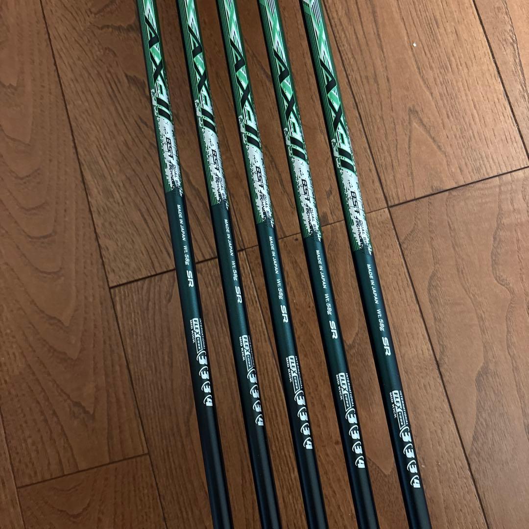 XXIO12 X-eks 5本アイアンセット（6,7,8,9,P）AX-Ⅱ SR