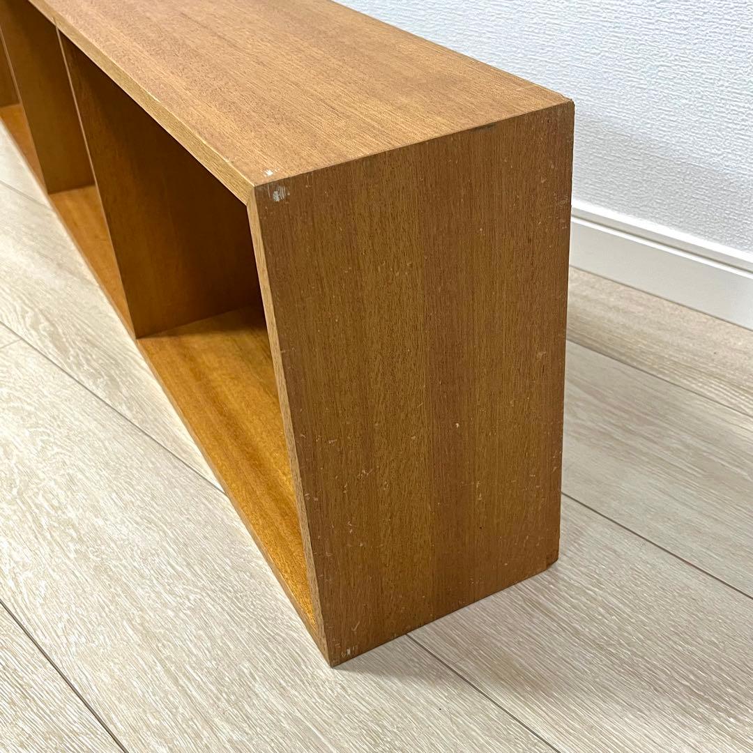 (そ102)和製ヴィンテージ 無垢材 本棚 ラック 無印良品風 ナチュラル家具