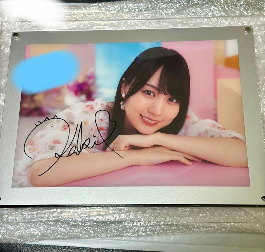 J*4様 乃木坂46 賀喜遥香 直筆サイン入り LEDライトパネル　証明書付き