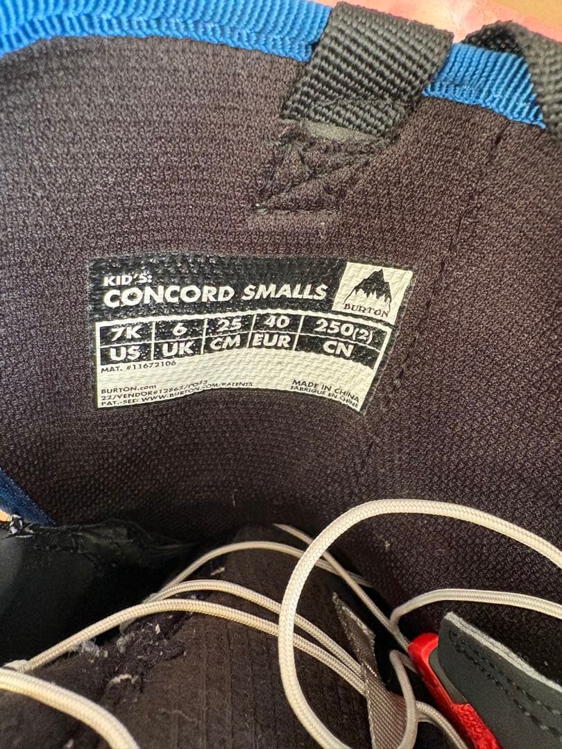 BURTON バートン CONCORD コンコード スノーボード ブーツ 25