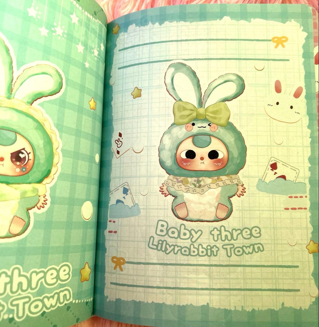 【Babythree】フラワーフェアリー 新作 3体セット➕ノート