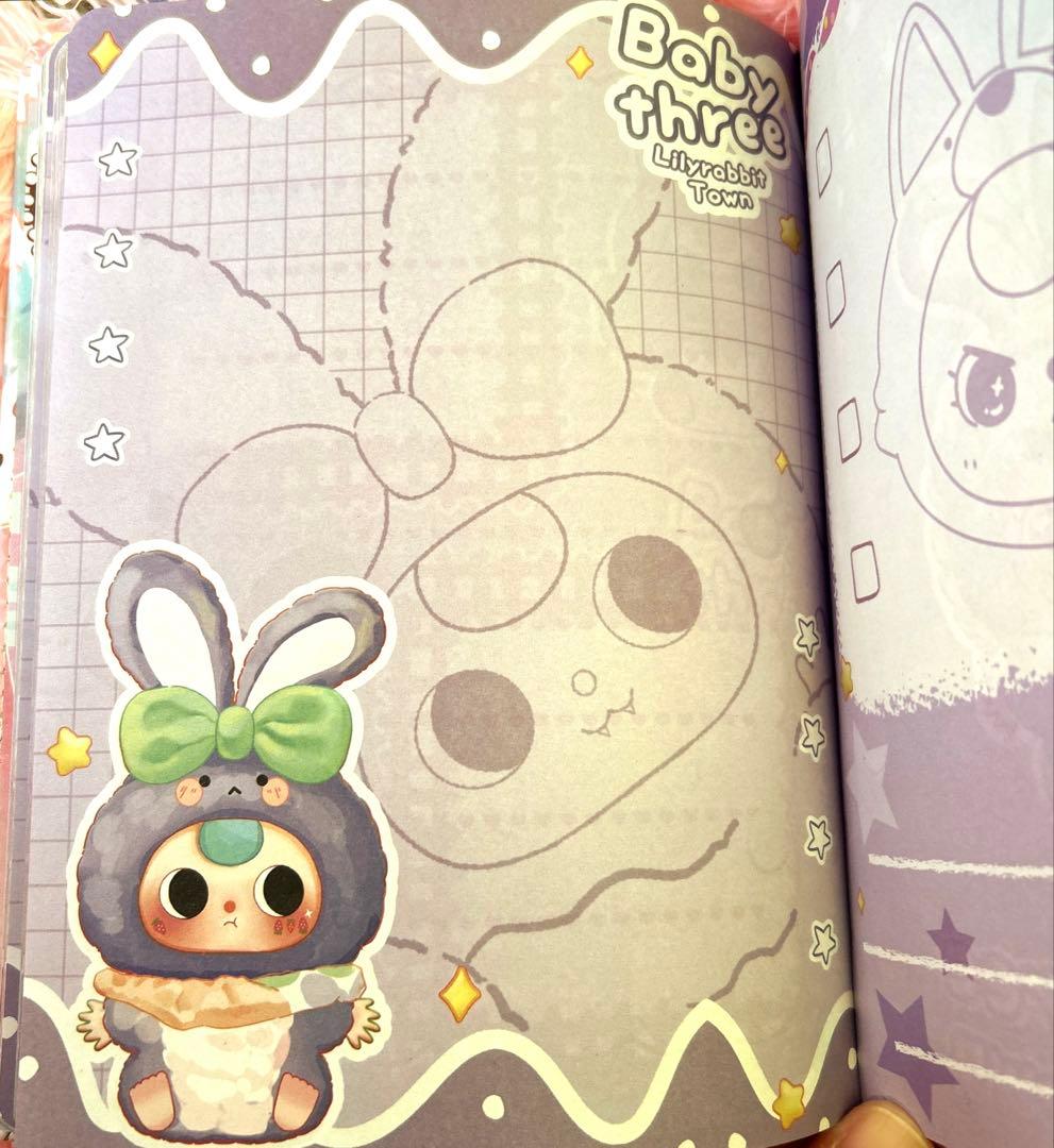 【Babythree】フラワーフェアリー 新作 3体セット➕ノート