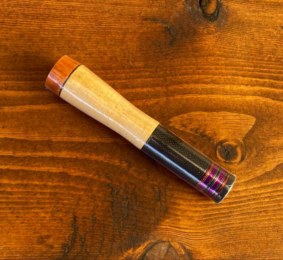 訳アリ　トラウトロッド　テレスコロッド　ウッドグリップ　ベイトロッド　カーボン製