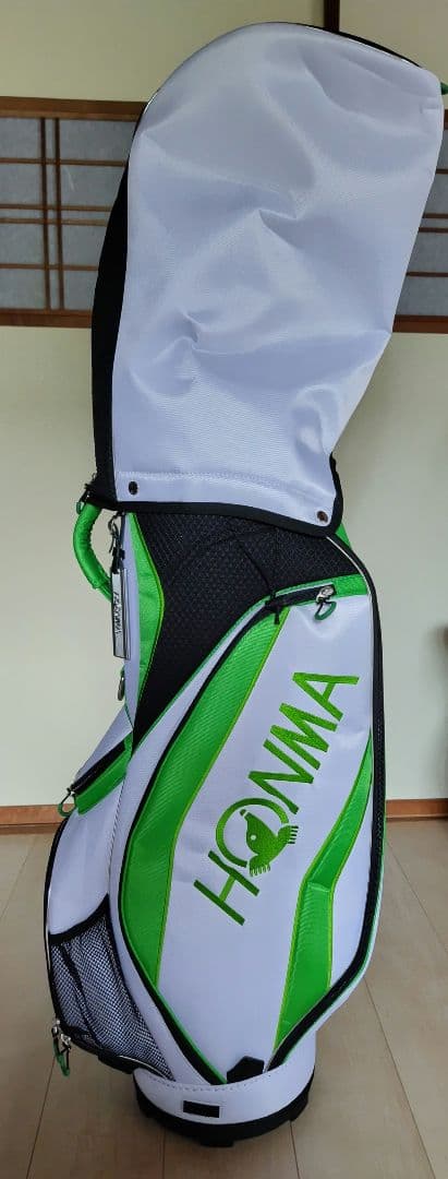 HONMA キャディバッグ ホワイト/グリーン